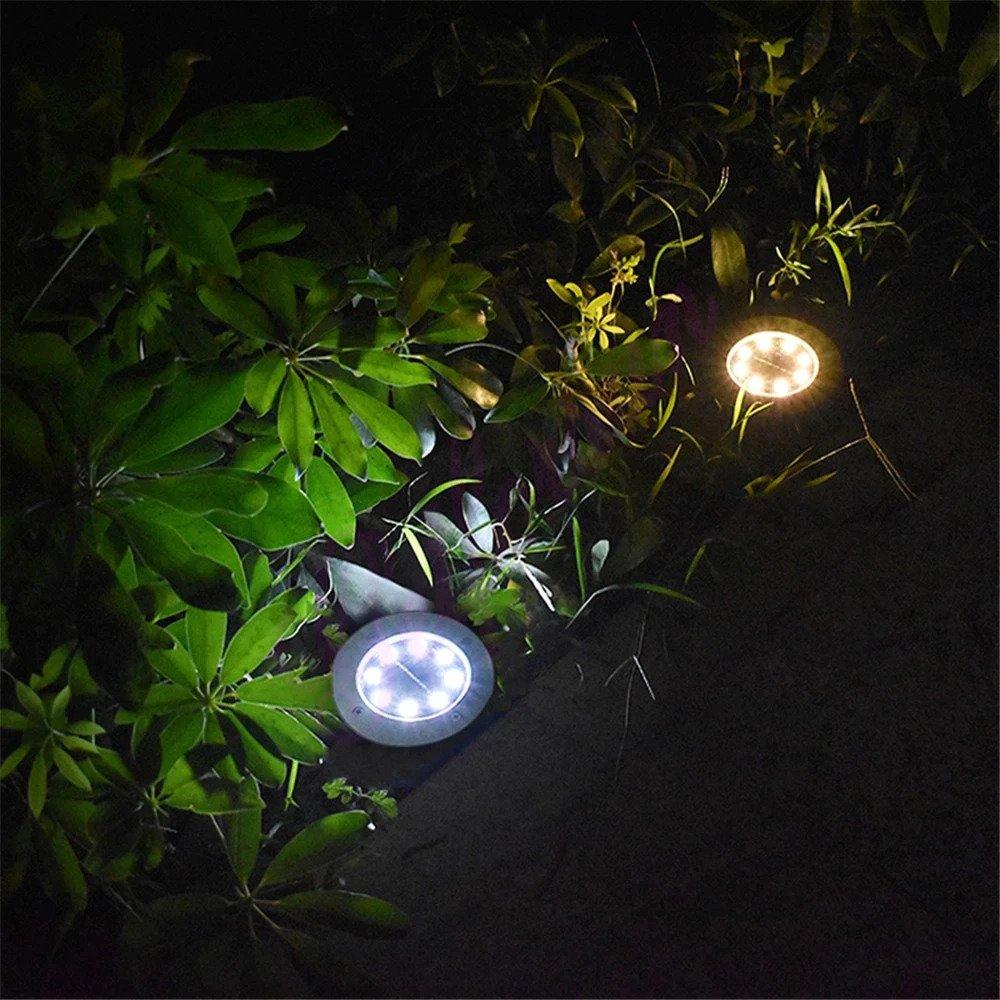 Spot lumineux solaire à 8 led imperméable et intelligent – Image 3