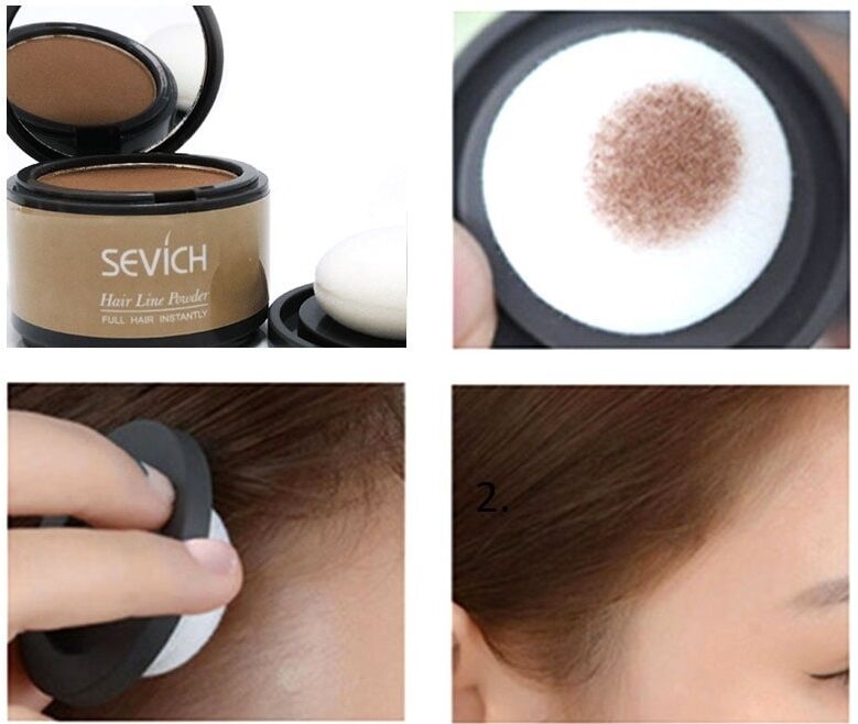 Poudre spéciale racine densifiante pour cheveux avec effet ombré – Image 6