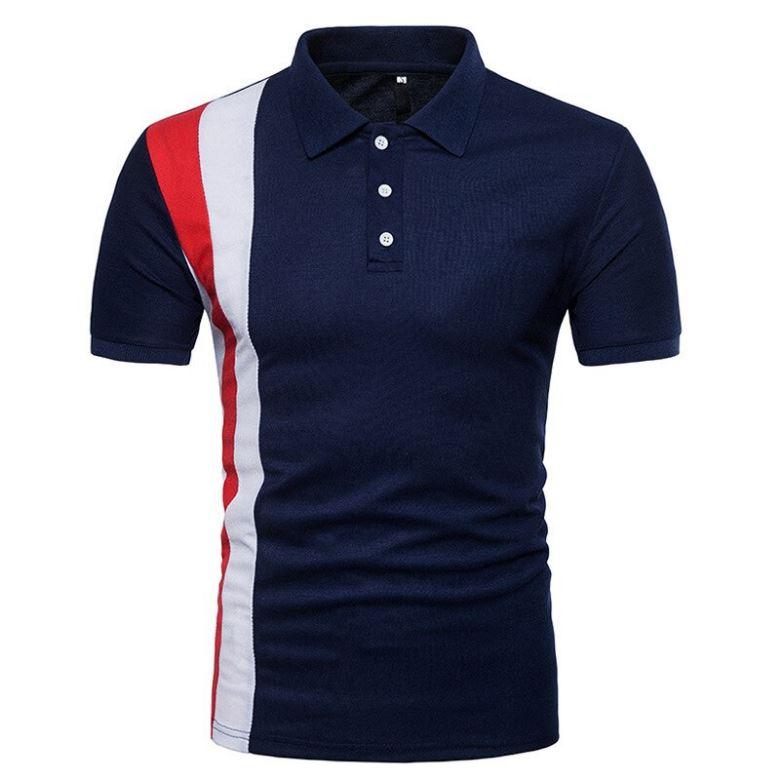 Polo tricolore pour hommes