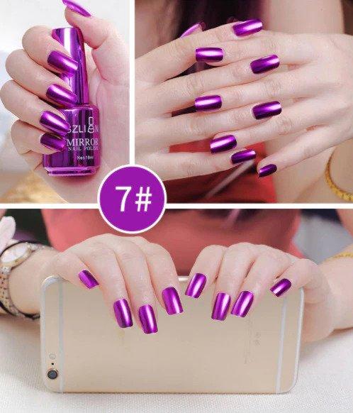 Vernis à ongles miroir métallique – Image 8