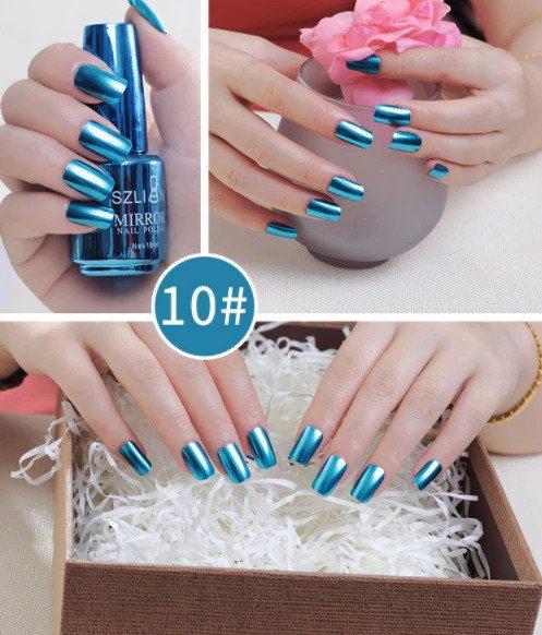 Vernis à ongles miroir métallique – Image 7