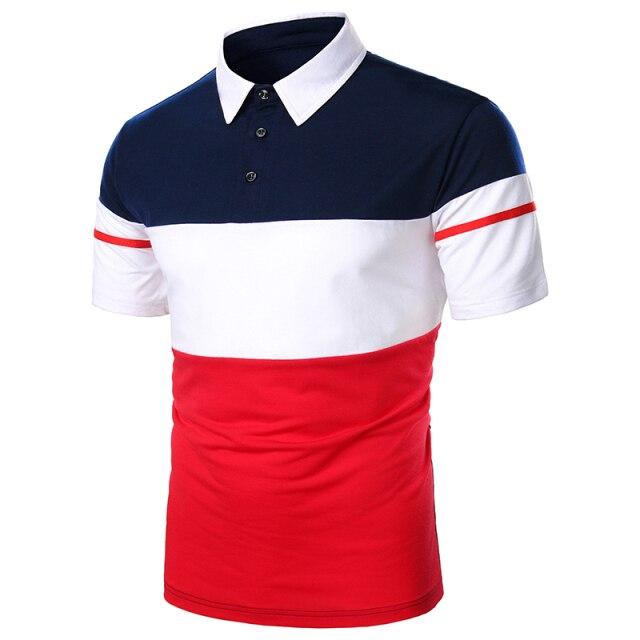 Polo à manches courtes décontracté pour hommes
