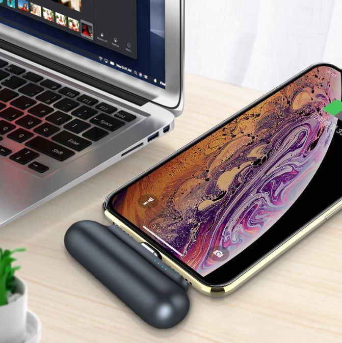 Snap n charge Mini chargeur Portable magnétique 3 en 1 Micro USB Type C 2600mAh – Image 8