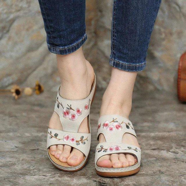 Sandales orthopédiques fleurs colorées femmes – Image 8