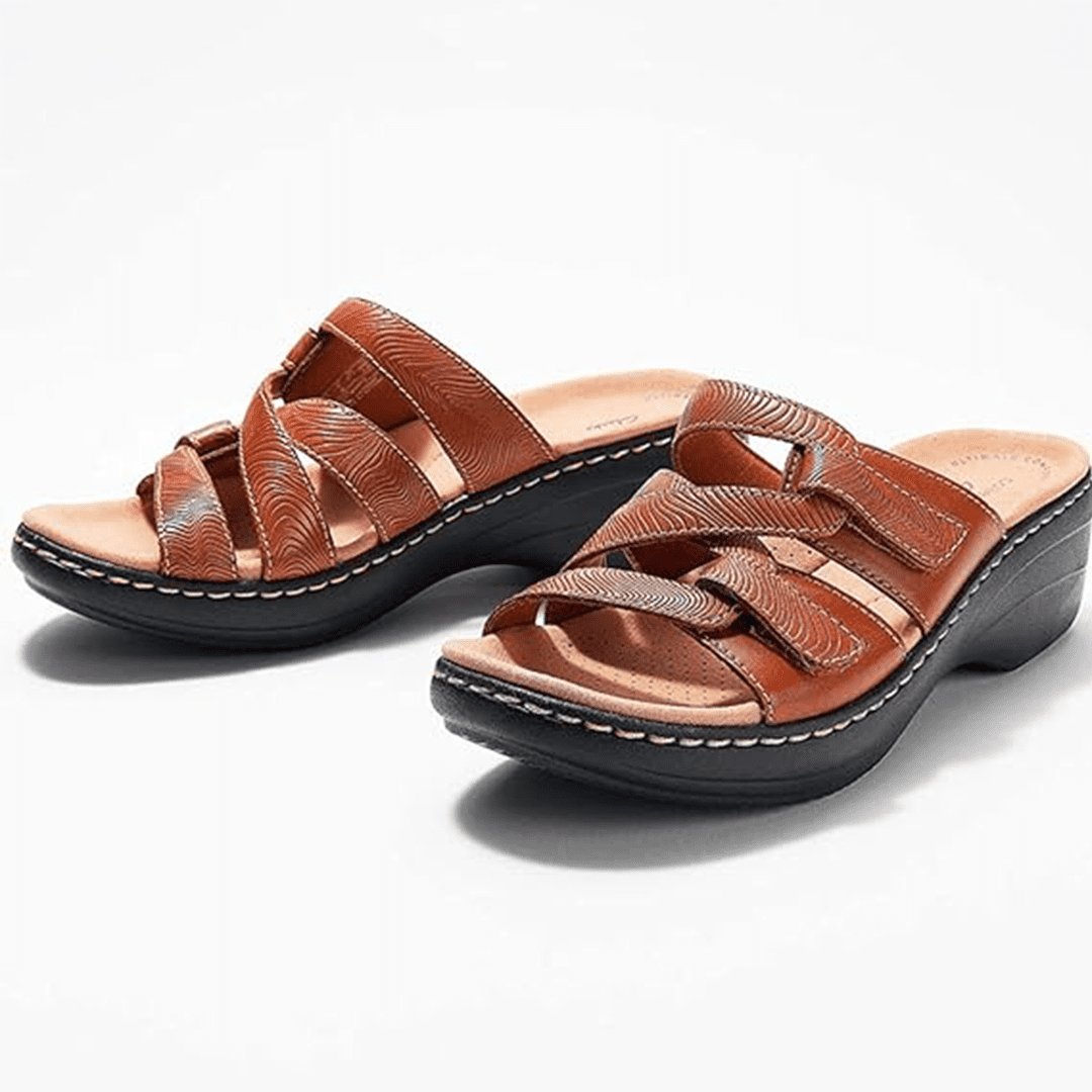Sandales à glissière orthopédiques compensées pour femmes – Image 4