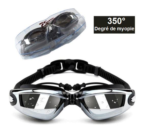 Lunettes de natation myopie rose