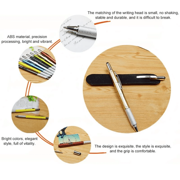 Stylo à bille multifonction 7 en 1 – Image 6