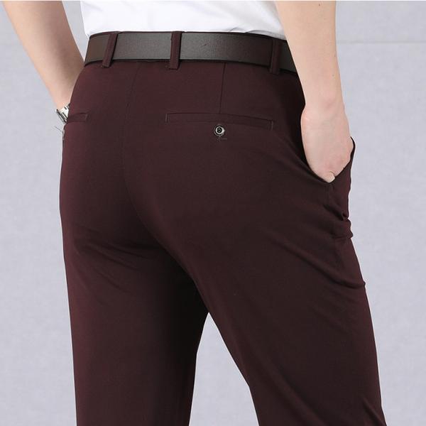 Pantalon classique extensible pour hommes – Image 2