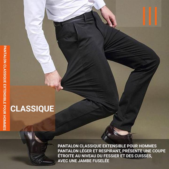 Pantalon classique extensible pour hommes – Image 4