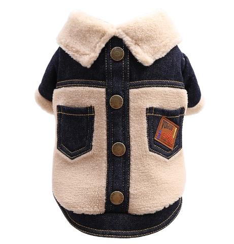 Veste en jeans pour chien – Image 2