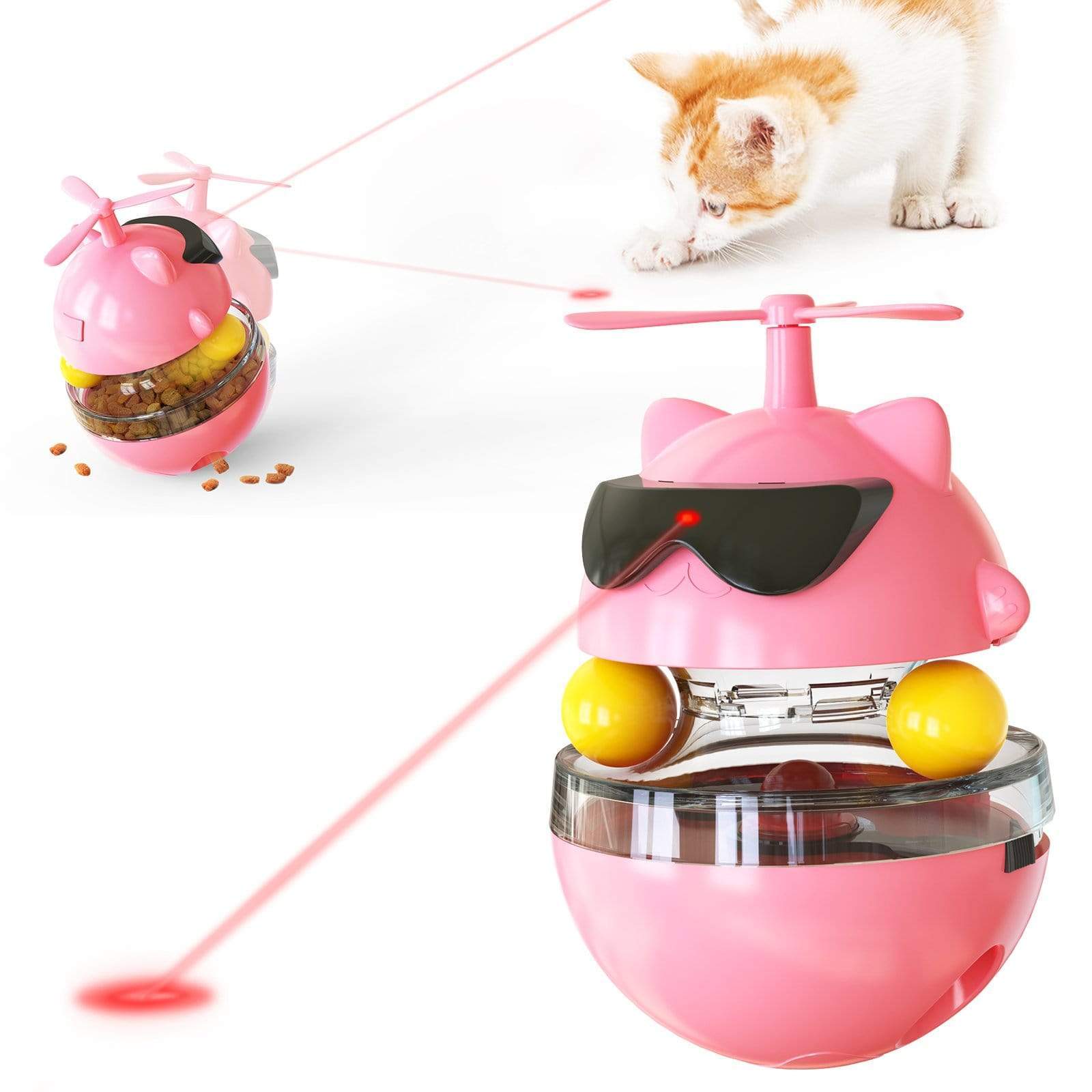 Jouet de nourriture laser drôle pour chat – Image 2