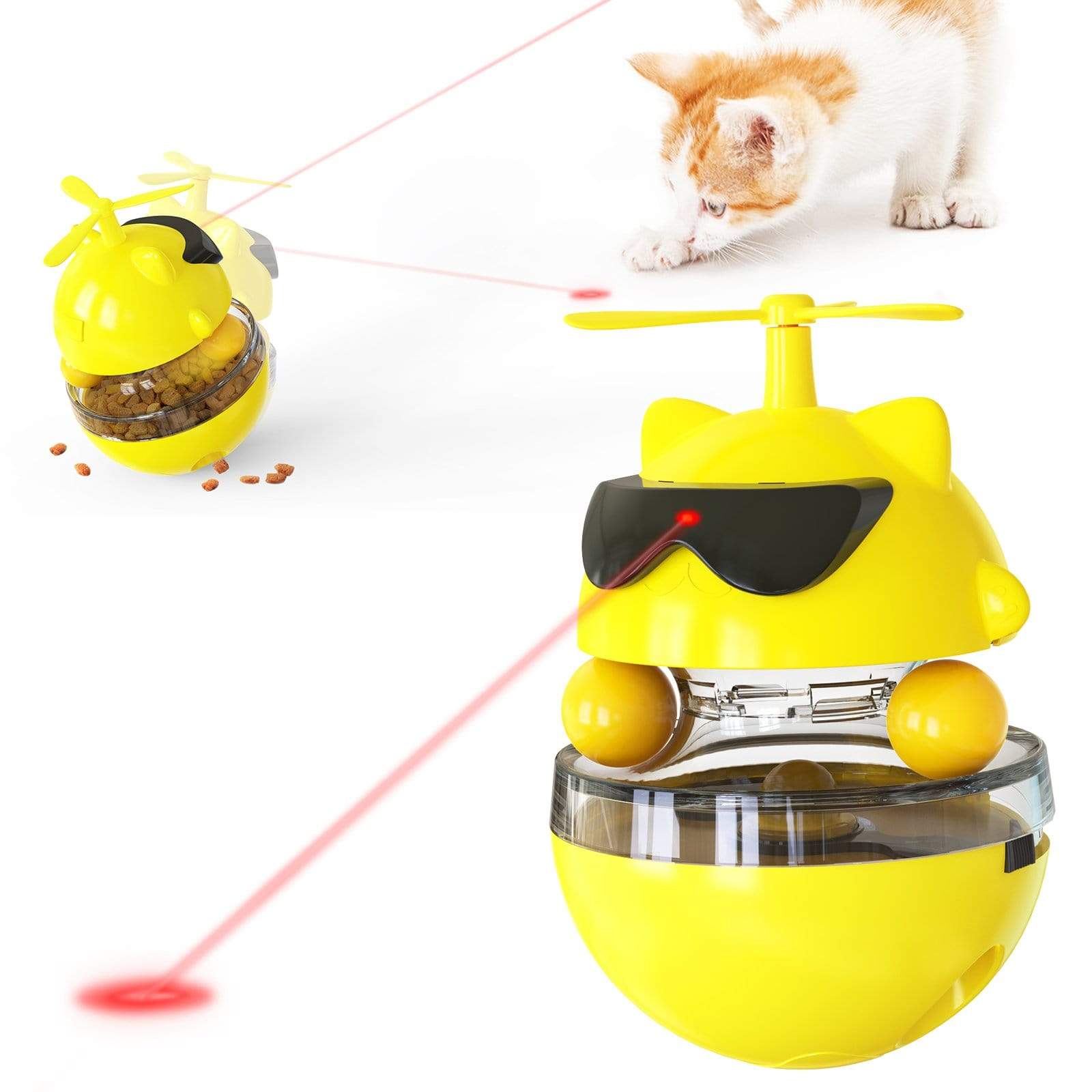 Jouet de nourriture laser drôle pour chat – Image 3