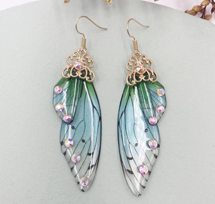 Boucles d'oreilles ailes de papillon