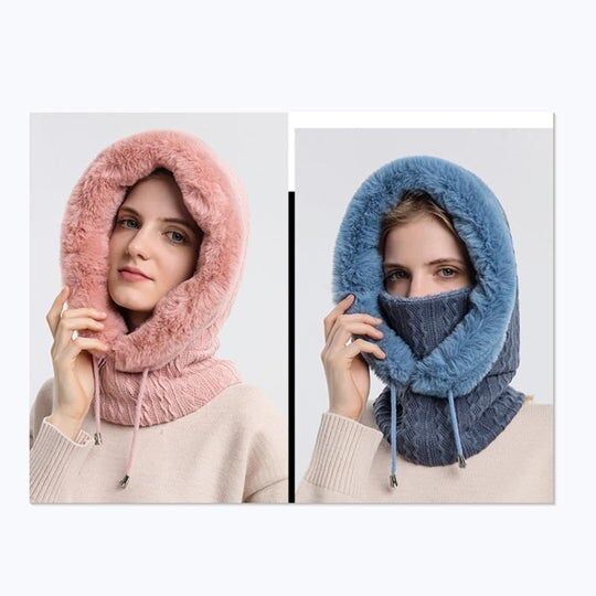 Bonnet Coupe-vent Chaud En Tricot Pour l'Hiver – Image 13