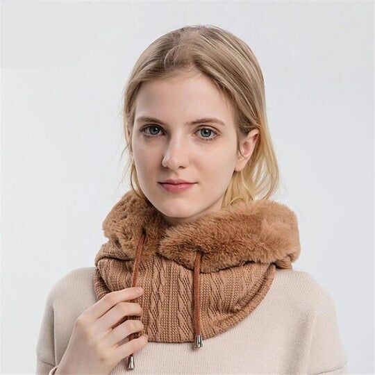 Bonnet Coupe-vent Chaud En Tricot Pour l'Hiver – Image 12