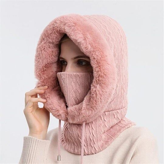 Bonnet Coupe-vent Chaud En Tricot Pour l'Hiver – Image 7