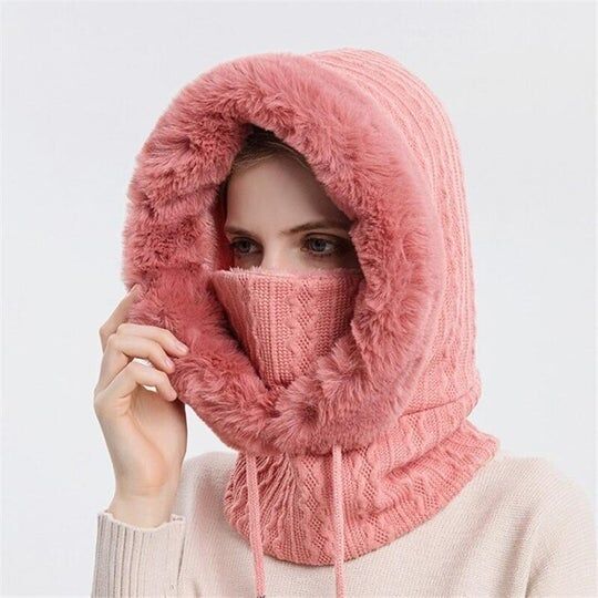 Bonnet Coupe-vent Chaud En Tricot Pour l'Hiver – Image 10