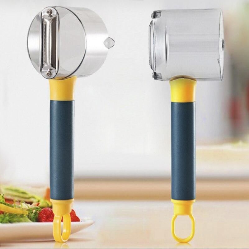 Couteau à éplucher multifonctionnel de type rangement avec barillet