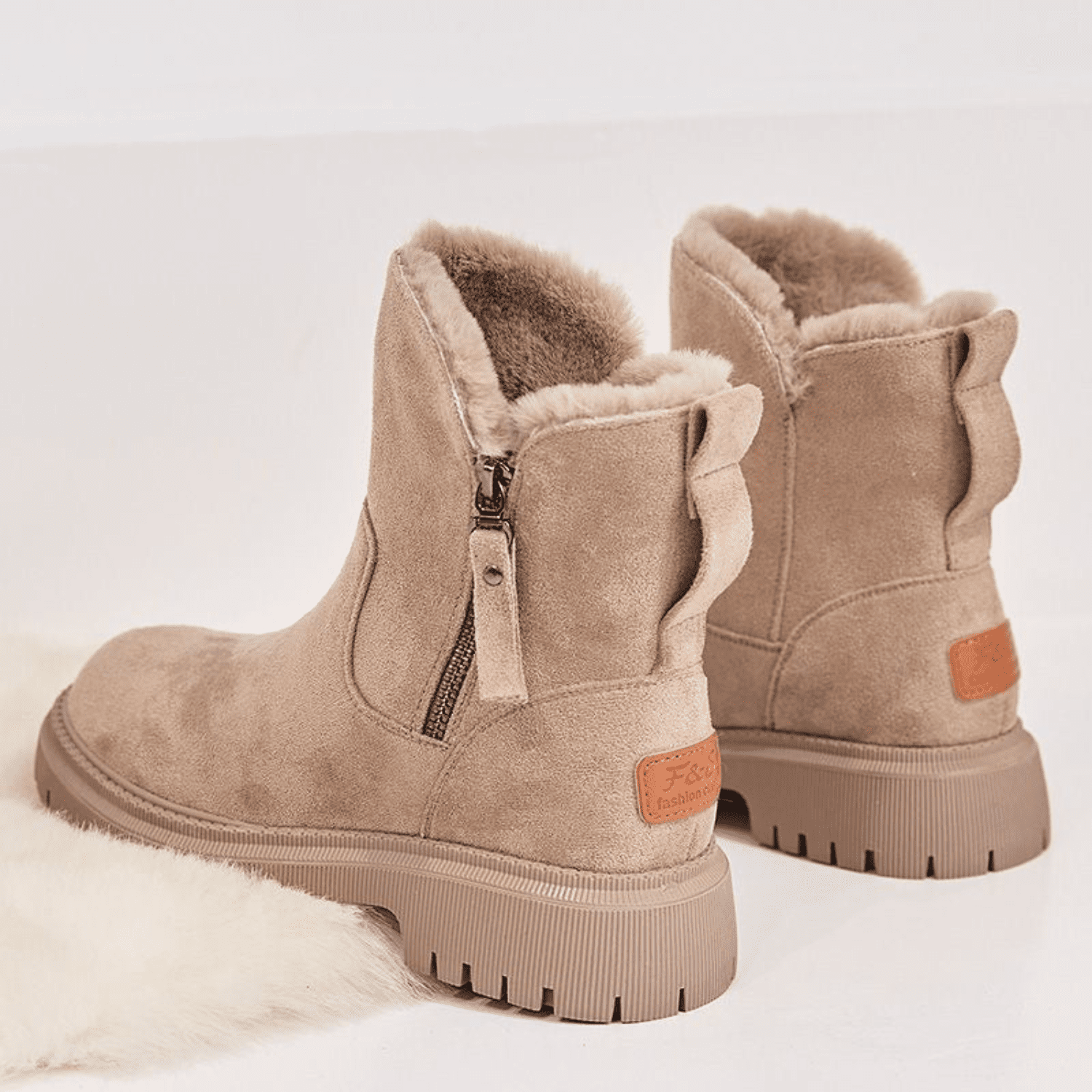 Paula™ | Bottes d'hiver en velours chaud – Image 8
