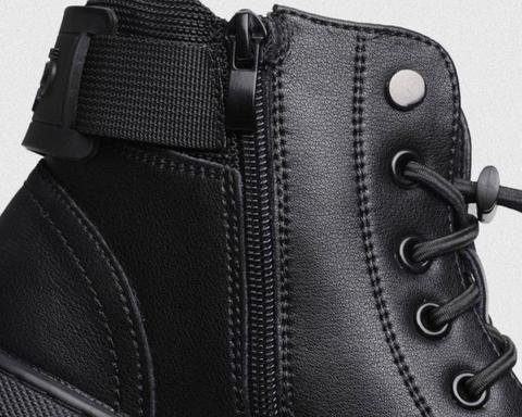 Design du bottes orthopédiques en cuir