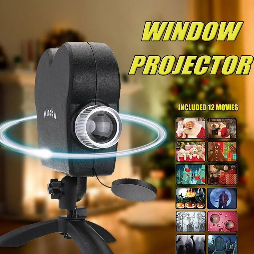 Mini projecteur Laser de noël, 12 films – Image 2