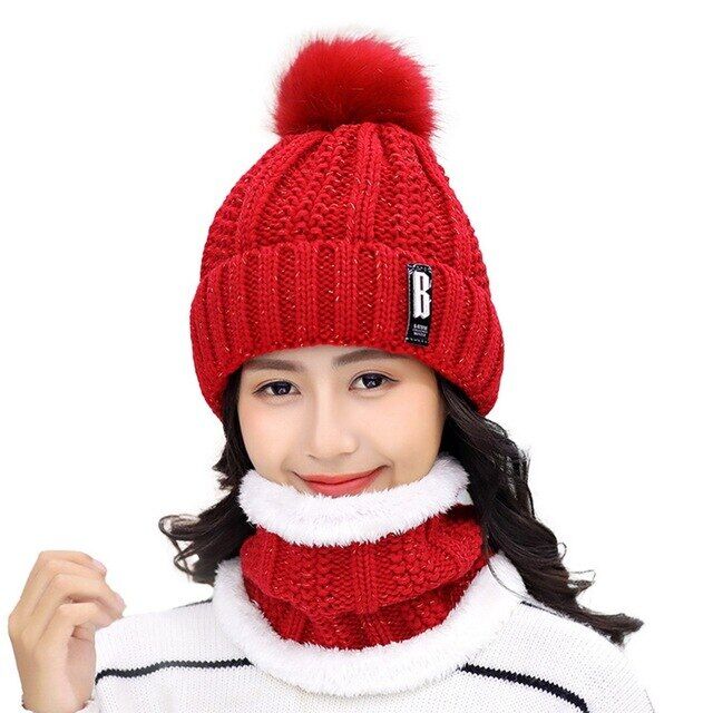 Bonnet tricoté pour femmes
