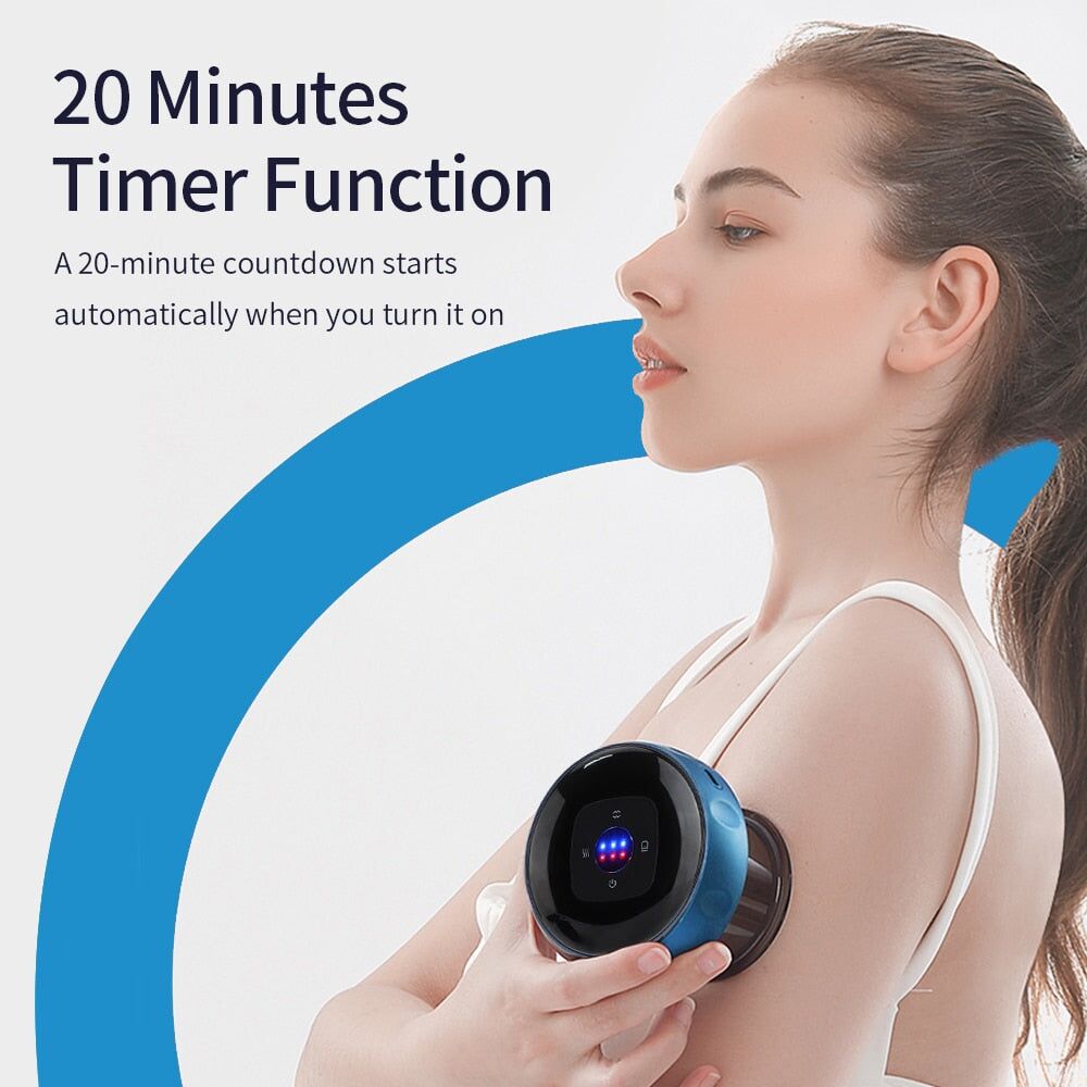 Masseur électrique par ventouses 4 en 1 avec 12 niveaux de chauffage et aspiration – Image 5