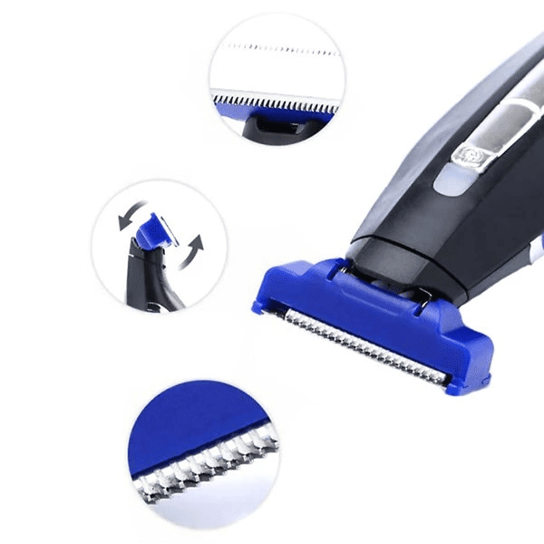 Rasoir électrique pour hommes Réparation Barbe Coiffure Rasage Poils Pubiens Parties Privées Epilateur – Image 4