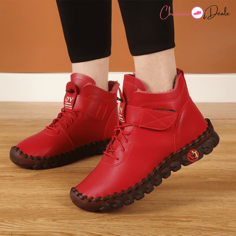 Bottines courtes en fourrure épaisse pour femmes – Image 2