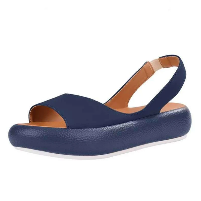 Chaussures Plates décontractées Souples en Cuir