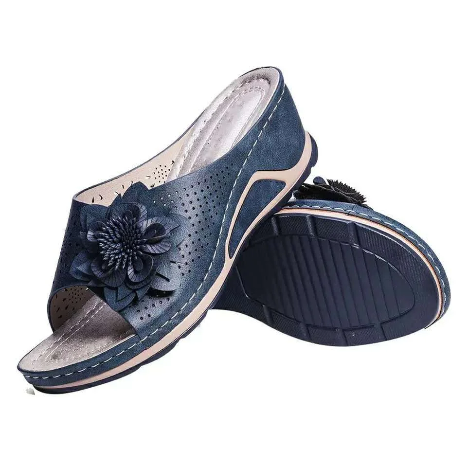 Sandales orthopédiques femme en cuir souple pour un confort optimal – Image 2