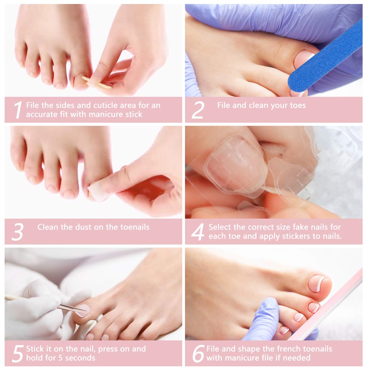 Faux ongles pieds – Image 3