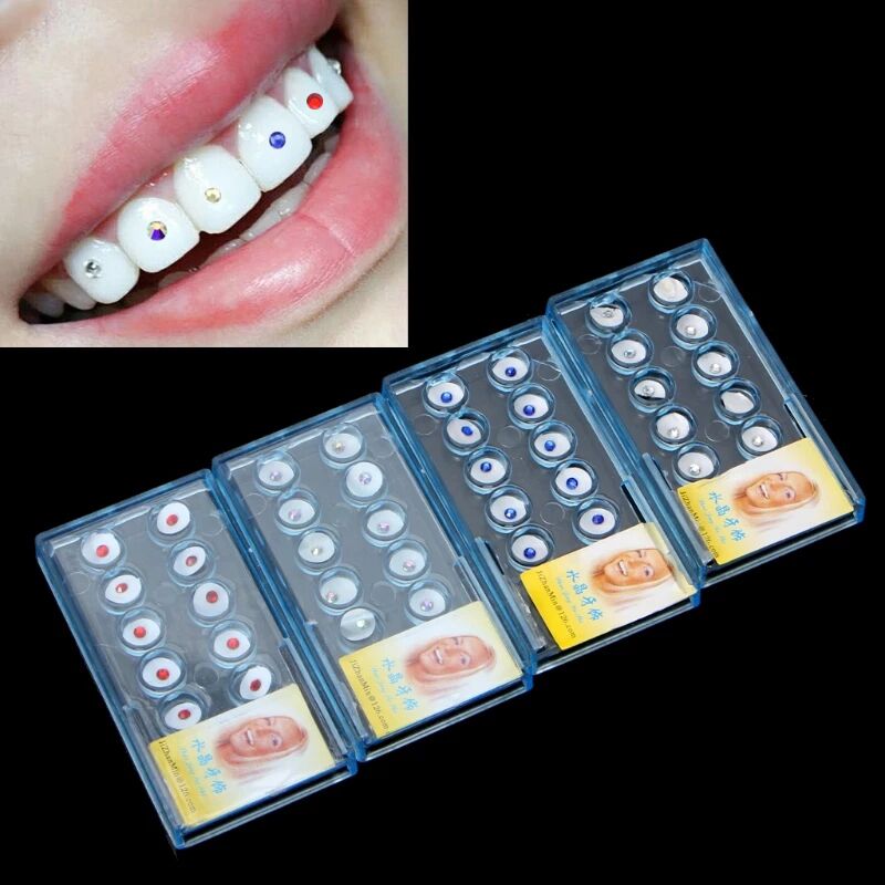 Lot de 10 pièces de bijoux dentaires – Image 10