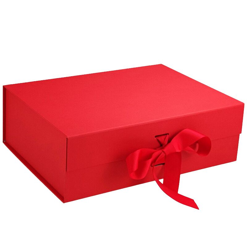 Coffret cadeau magnétique avec couvercle et ruban pour cadeaux – Image 9