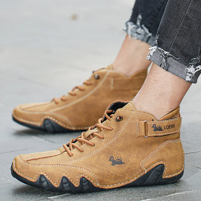 Chaussures antidérapantes confortables pour pieds marron