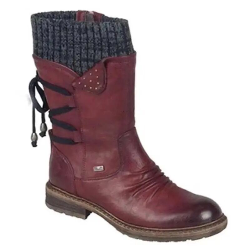 Bottes d'hiver chaudes en laine pour femmes – Image 9
