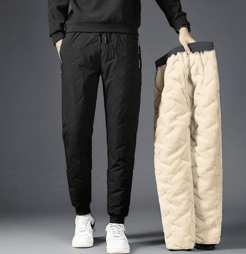 Pantalon jogging unisexe en laine d'agneau – Image 3