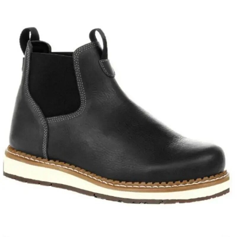 Bottes de travail compensées imperméables pour hommes – Image 2