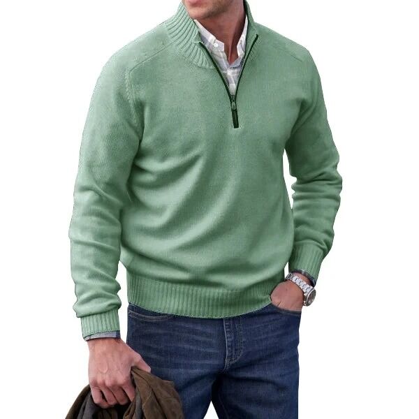 Pull thermique à col montant et fermeture éclair – Image 6