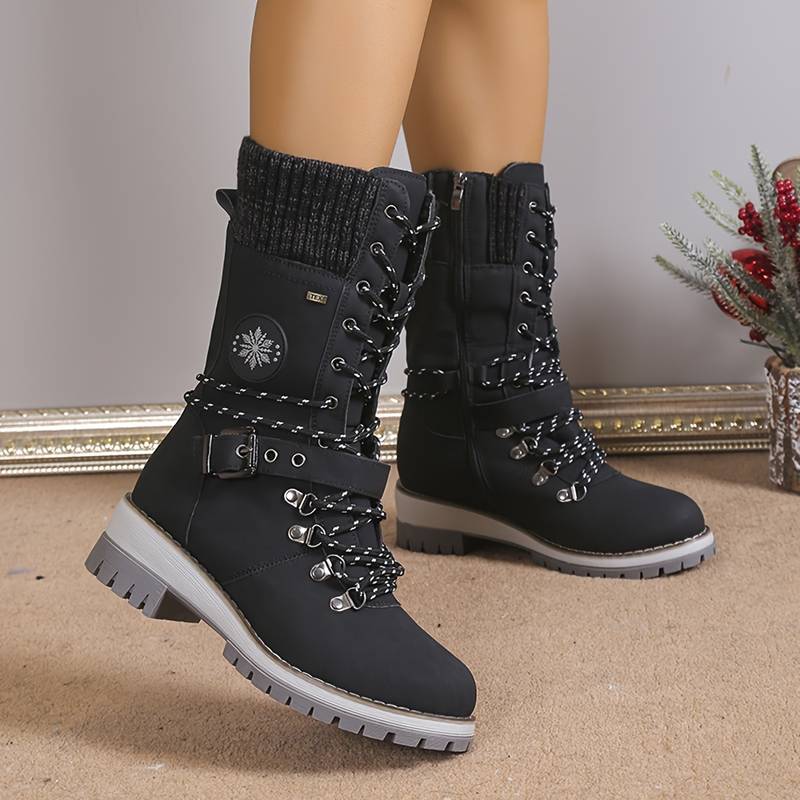 Bottes Thermiques Mi-mollet Pour Femmes – Image 5