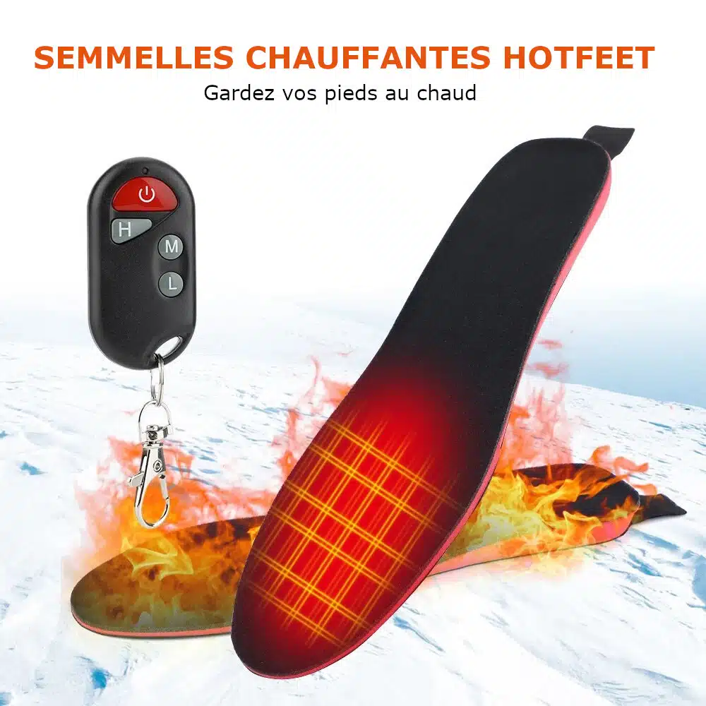 Semelles orthopédiques chauffantes rechargeables – Image 4