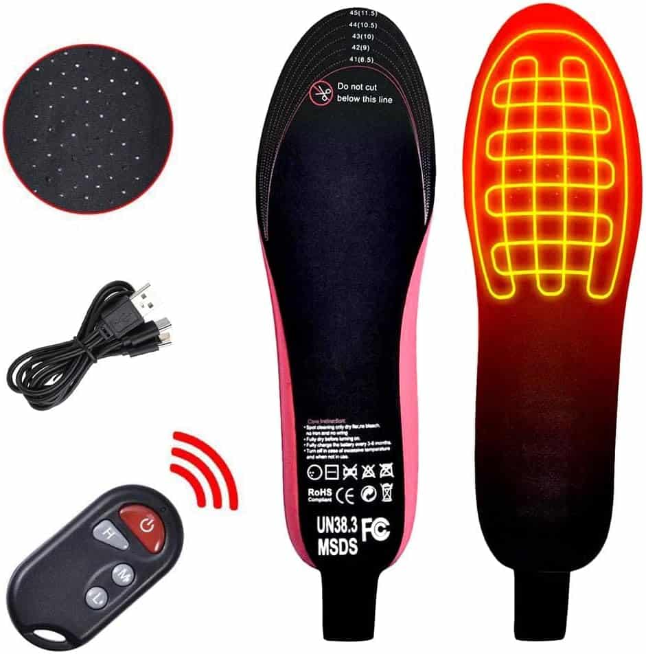 Semelles orthopédiques chauffantes rechargeables – Image 13