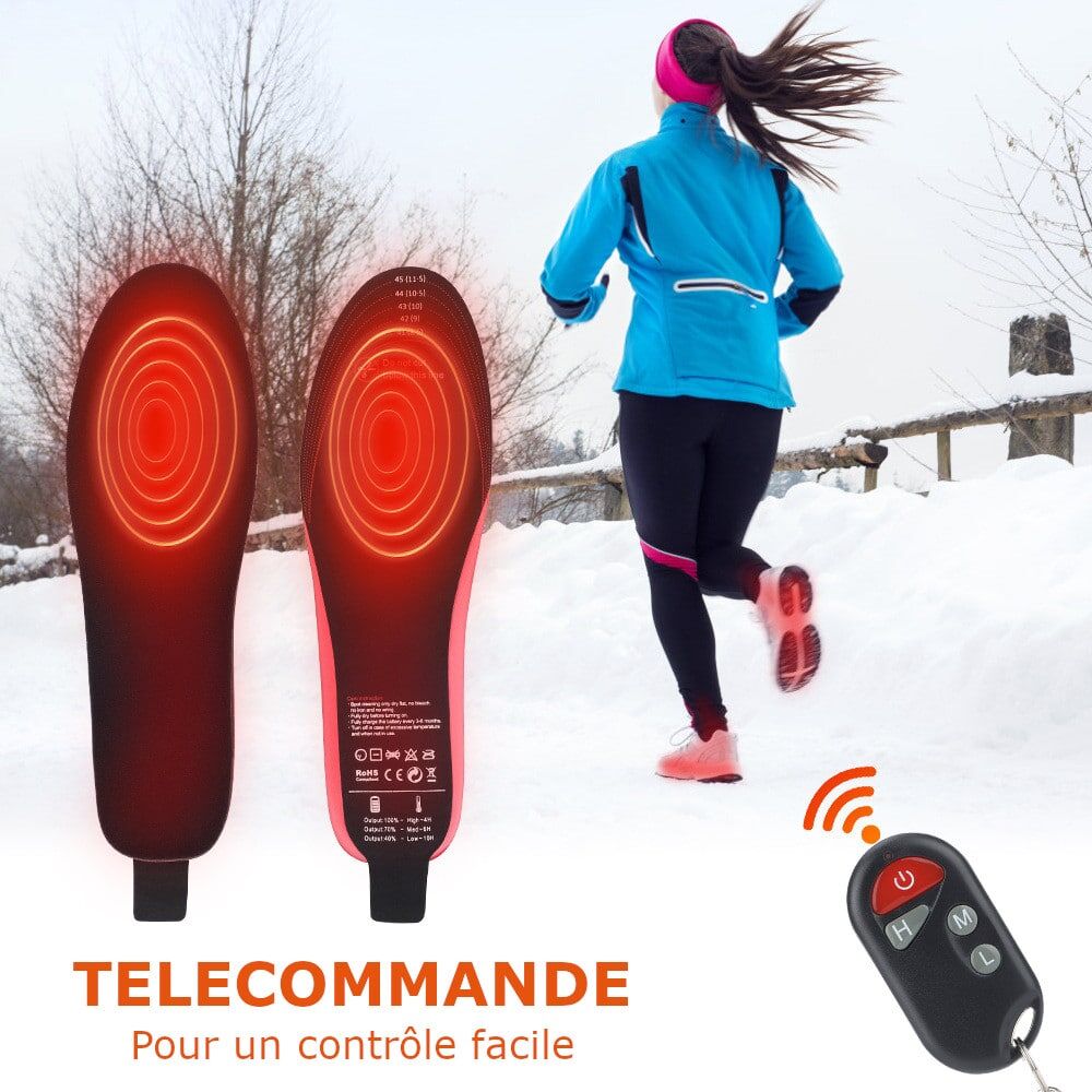 Semelles orthopédiques chauffantes rechargeables – Image 6