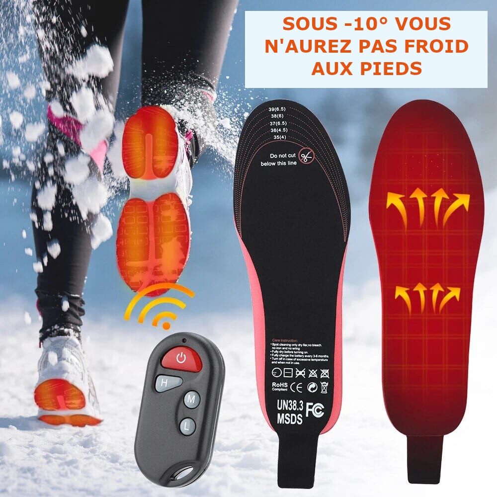 Semelles orthopédiques chauffantes rechargeables – Image 12