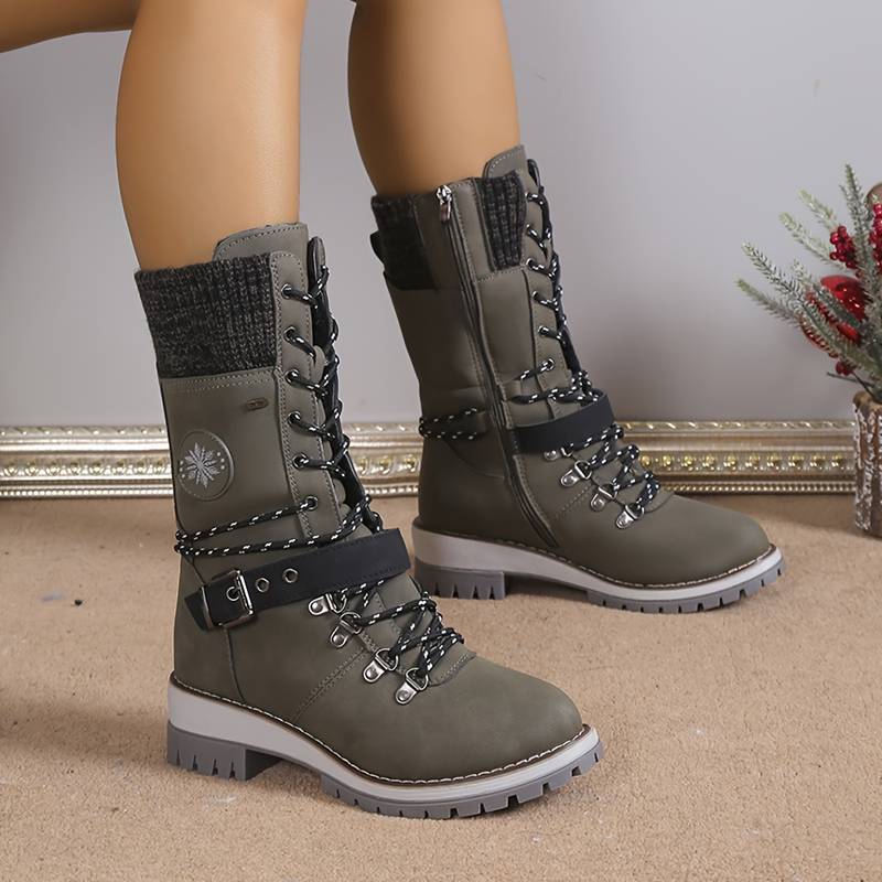 Bottes Thermiques Mi-mollet Pour Femmes – Image 2