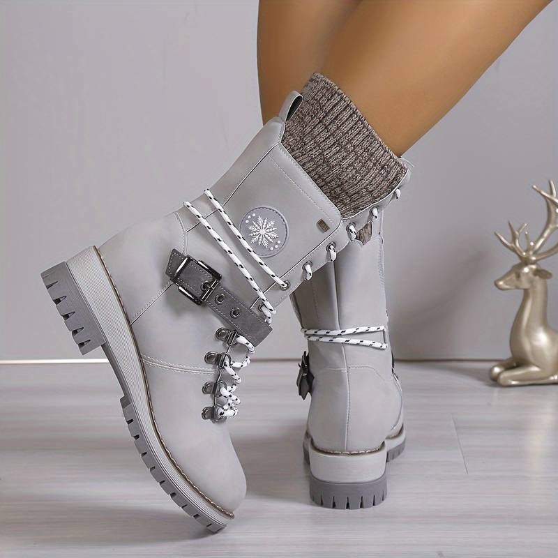 Bottes Thermiques Mi-mollet Pour Femmes – Image 4