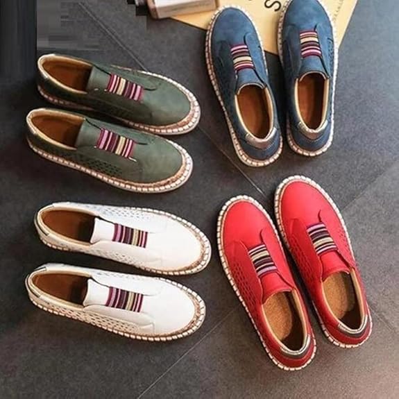 Sursell Chaussures Orthopédiques à Enfiler à Franges – Image 3