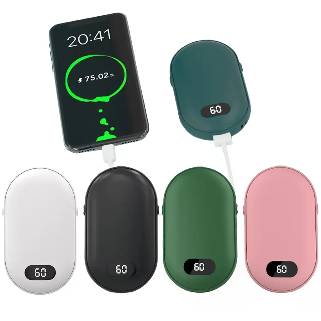 Mini chauffe-mains USB et chargeur 2 en 1 – Image 2