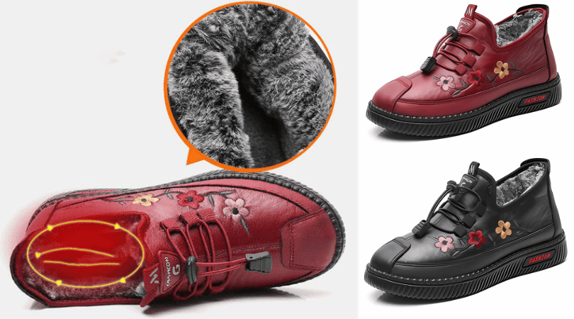 Flore Hiver Chaussures Orthopédique impermeable – Image 4