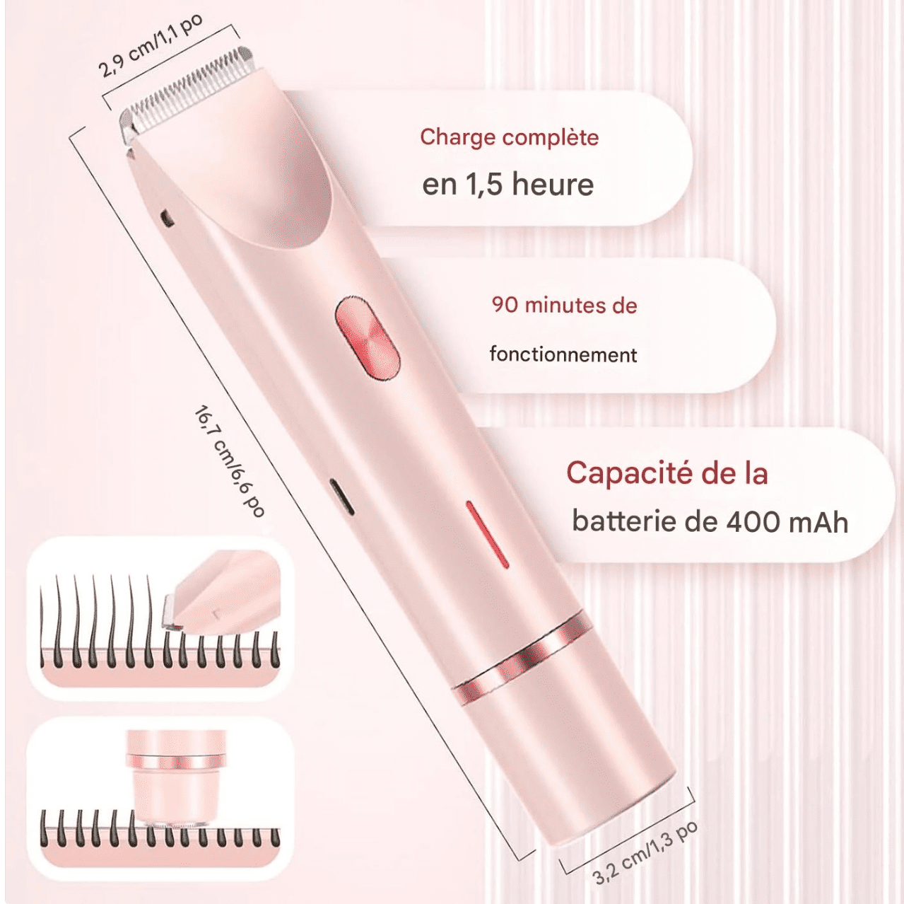 SilkyGlow Rasoir intime femme 2 en 1 – Image 6